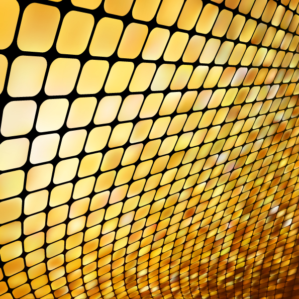 free vector Dynamic mosaic background vector